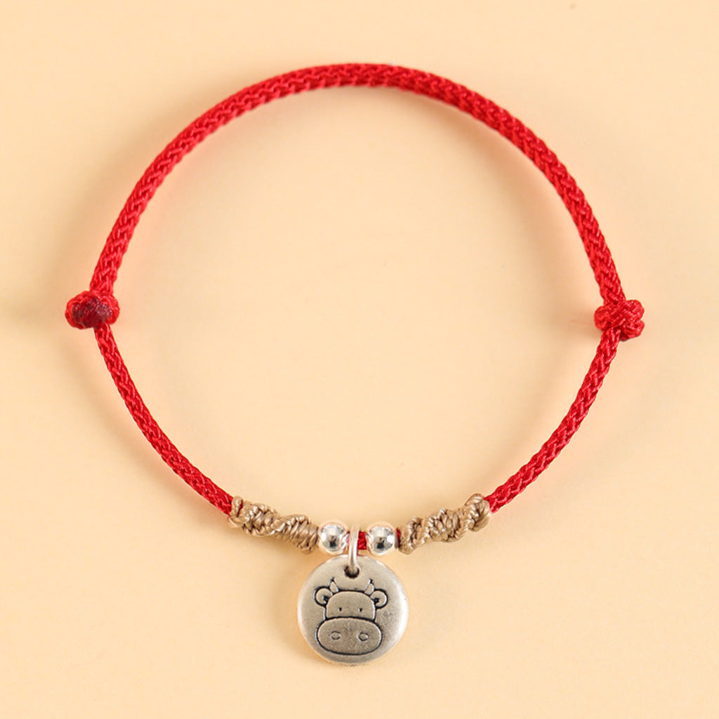 Adjustable 999 Fine Silver Zodiac Animal Bracelet — Personal Strength & Blessings | Zen Ara Grove