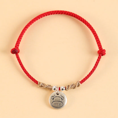 Adjustable 999 Fine Silver Zodiac Animal Bracelet — Personal Strength & Blessings | Zen Ara Grove
