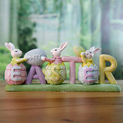 Easter Bunny and Egg Table Décor – Creativity & Joy | Zen Ara Grove