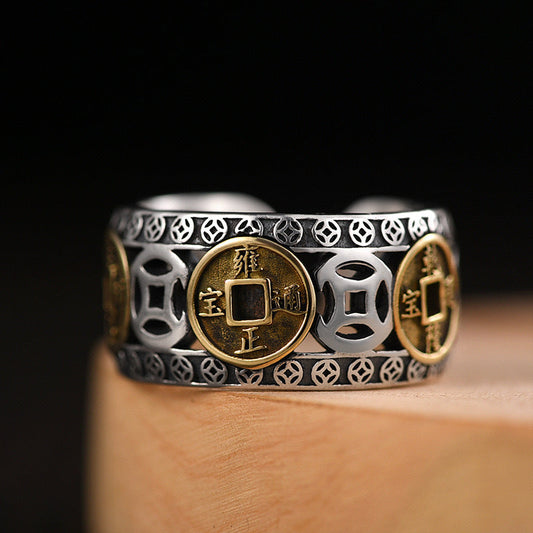 Five-Emperor Coin Ring｜Fortune Grounded in Heritage