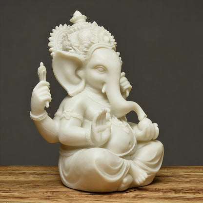 Sandstone Ganesha Statue – Symbol of Wisdom and Good Fortune | Zen Ara Grove
