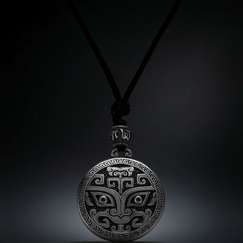 TODAY ONLY! Ancient Taotie Totem Necklace – Symbol of Bravery & Prosperity | Zen Ara Grove