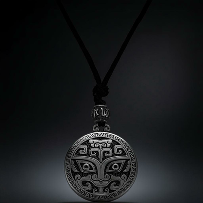 TODAY ONLY! Ancient Taotie Totem Necklace – Symbol of Bravery & Prosperity | Zen Ara Grove