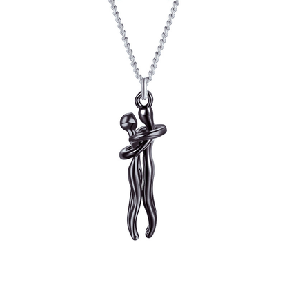 Two Souls, One Peace – Minimalist Hug Necklace | Zen Ara Grove