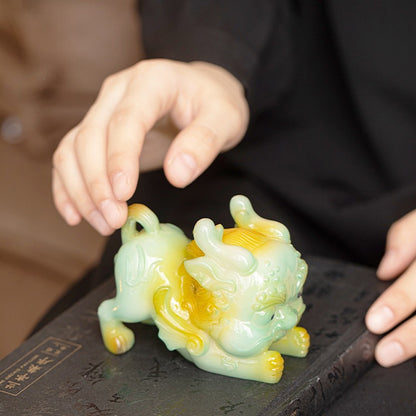 Thermochromic Pixiu Ornament – Bringing Warmth, Color, and Good Luck | Zen Ara Grove
