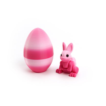 3D Printed Easter Bunny Egg Figurine – Symbol of Hope & Renewal | Zen Ara Grove