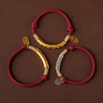 Handwoven Red String Bracelet – Harmony, Strength, and Prosperity | Zen Ara Grove