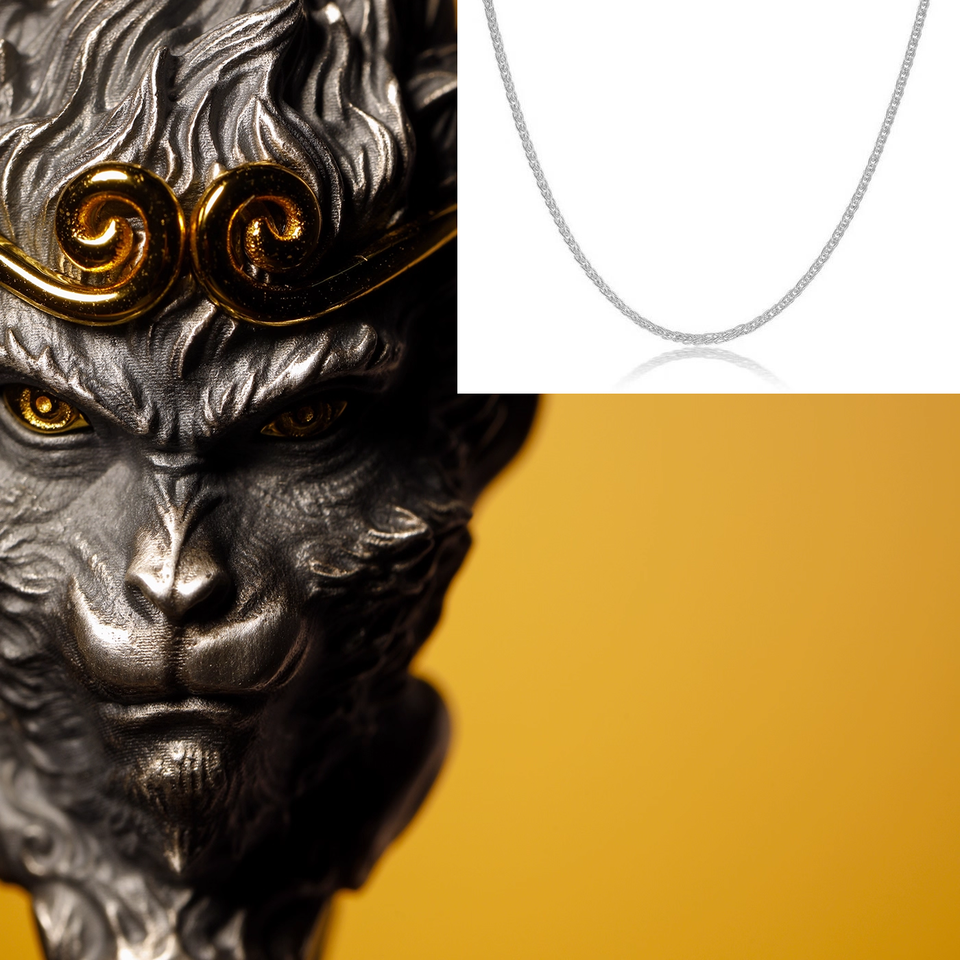 TODAY ONLY! Wukong Pendant – The Monkey King with Golden Headband | Zen Ara Grove