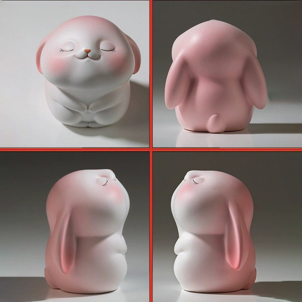 Adorable Bunny Collectible – Hands & Feet Together Prayer Style | Zen Ara Grove