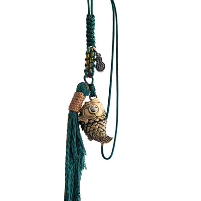 Lucky Koi Fish Pendant – Articulated Moving Tail for Stress Relief | Zen Ara Grove