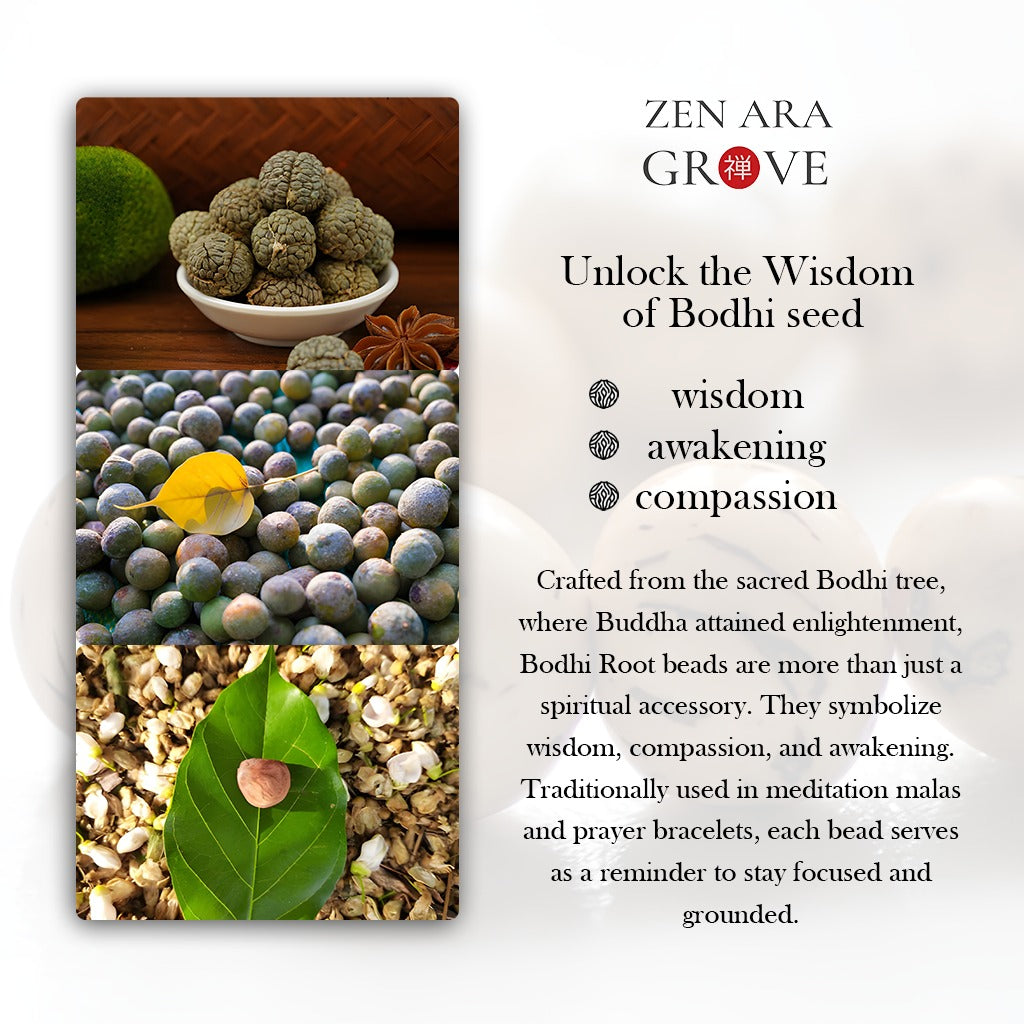 108 Bodhi Seed Peace & Wisdom Bracelet | Zen Ara Grove