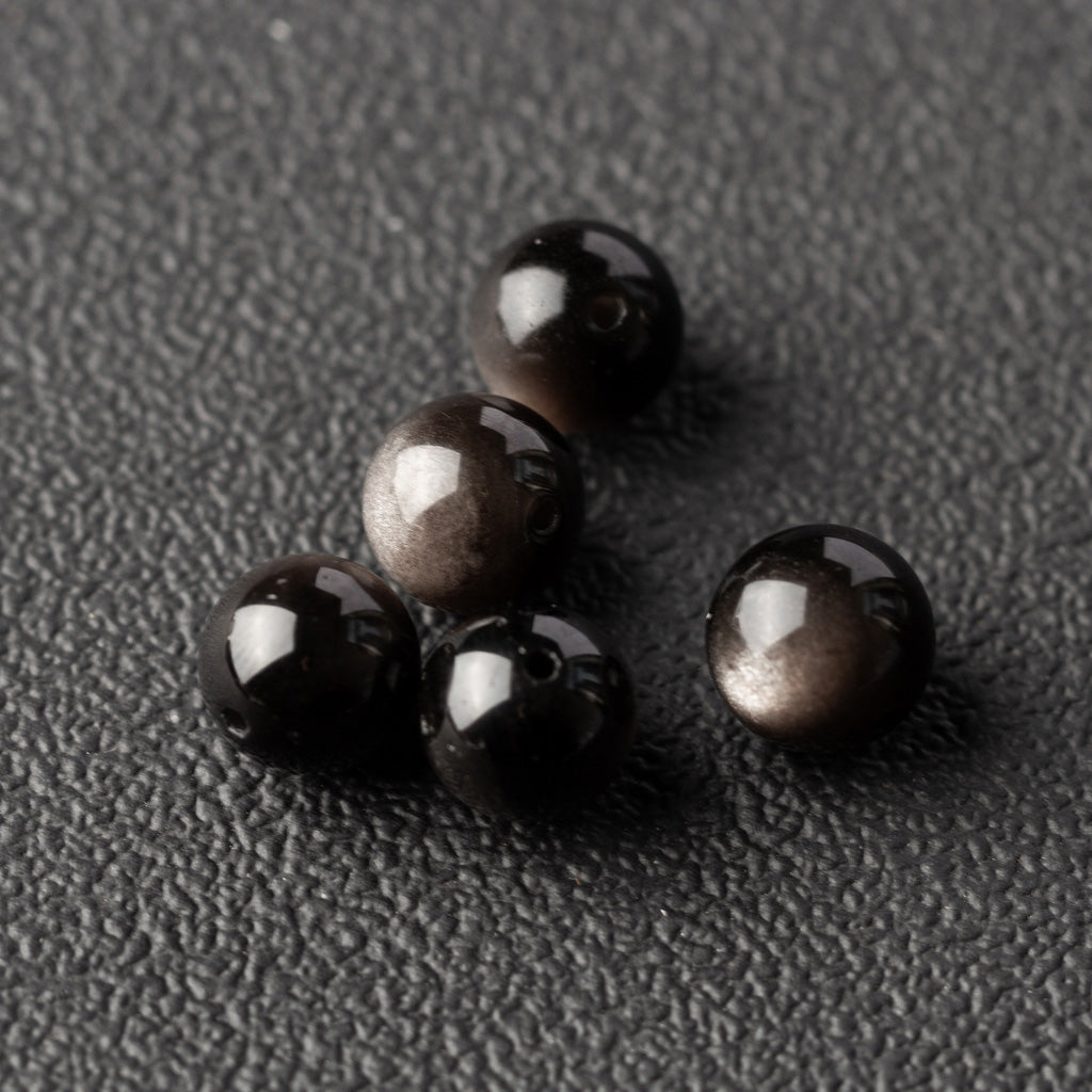 Golden & Silver Obsidian Bracelet – Confidence, Balance, and Craftsmanship | Zen Ara Grove