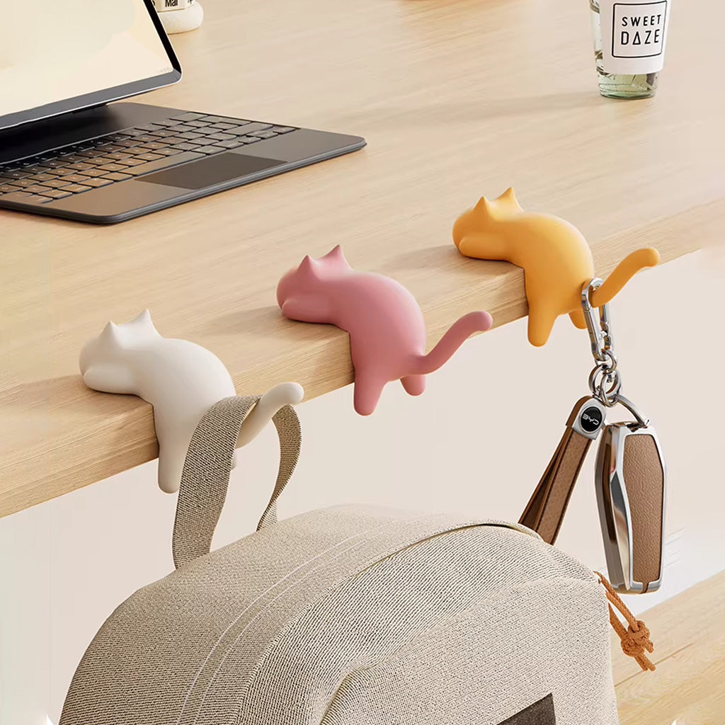 Adorable Cat Desk Hook – Perfect Gift & Organizer | Zen Ara Grove