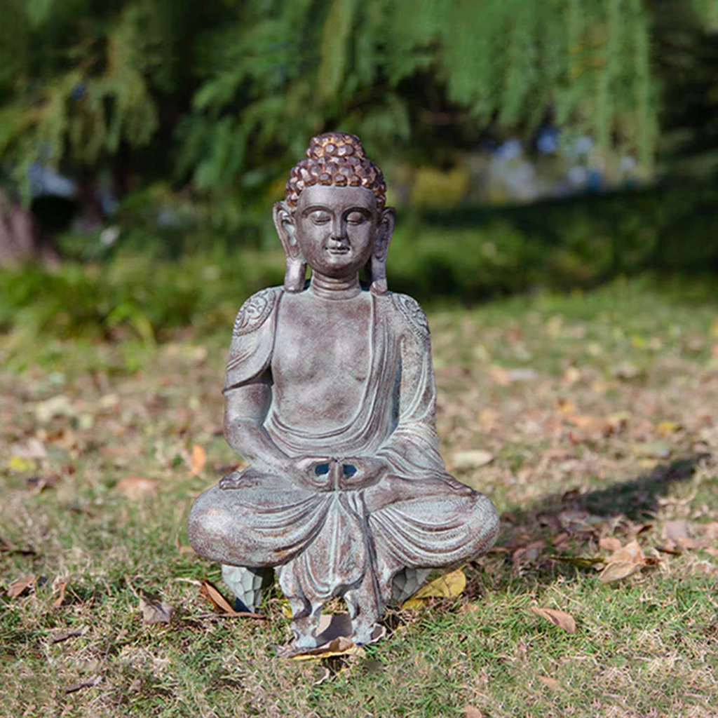 Buddha Stones Meditating Zen Buddha Serenity Resin Statue Figurine Home Decoration| Zen Ara Grove