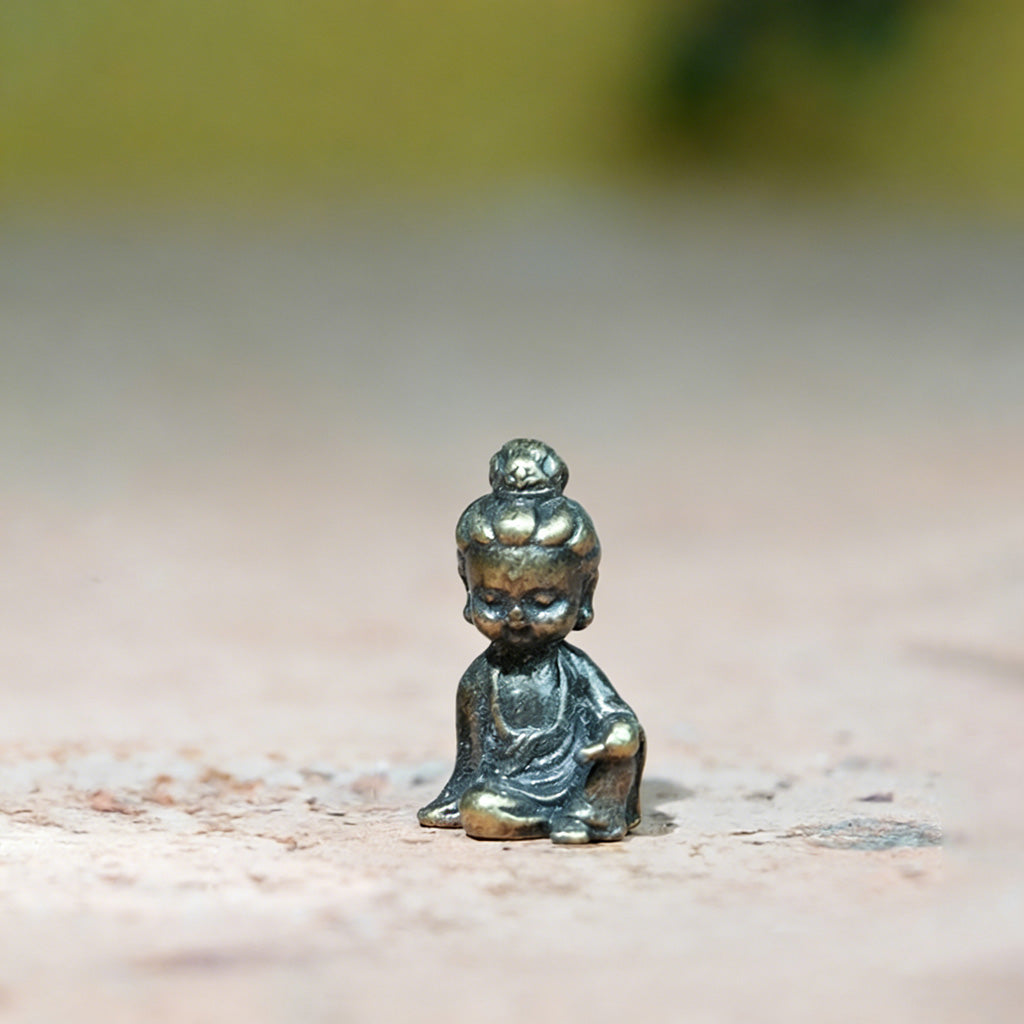 Mini Brass Figurines – Zen Series with Buddha, Bodhidharma, Guanyin, Animals & More – Symbol of Mindfulness | Zen Ara Grove
