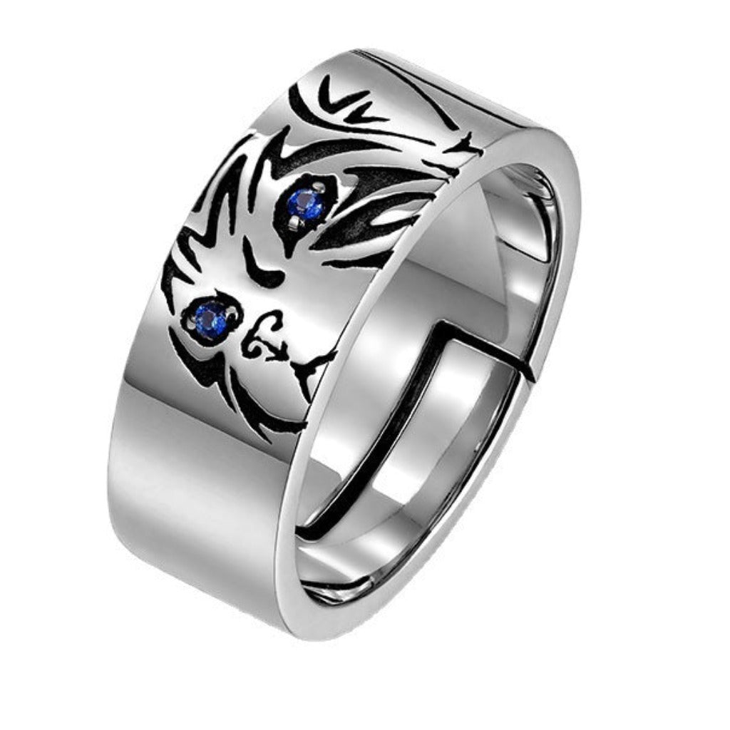 Starlit Gaze – Cat Ring with Celestial Eyes | Zen Ara Grove
