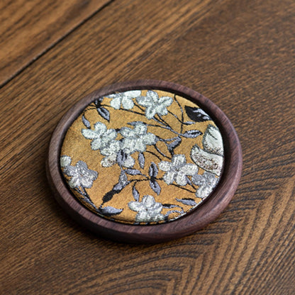 Bamboo Leaf Wood Coaster - Zen Tea Mat