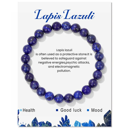 Crystal Beaded Bracelet with Elastic Cord – Handmade Design | Zen Ara Grove