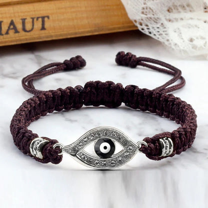 Adjustable Evil Eye Cord Bracelet – Ward Off Negativity, Invite Good Fortune | Zen Ara Grove