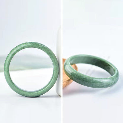 Limited Time Offer · Harmony Charm – Green Jade Bangle of Luck and Peace | Zen Ara Grove