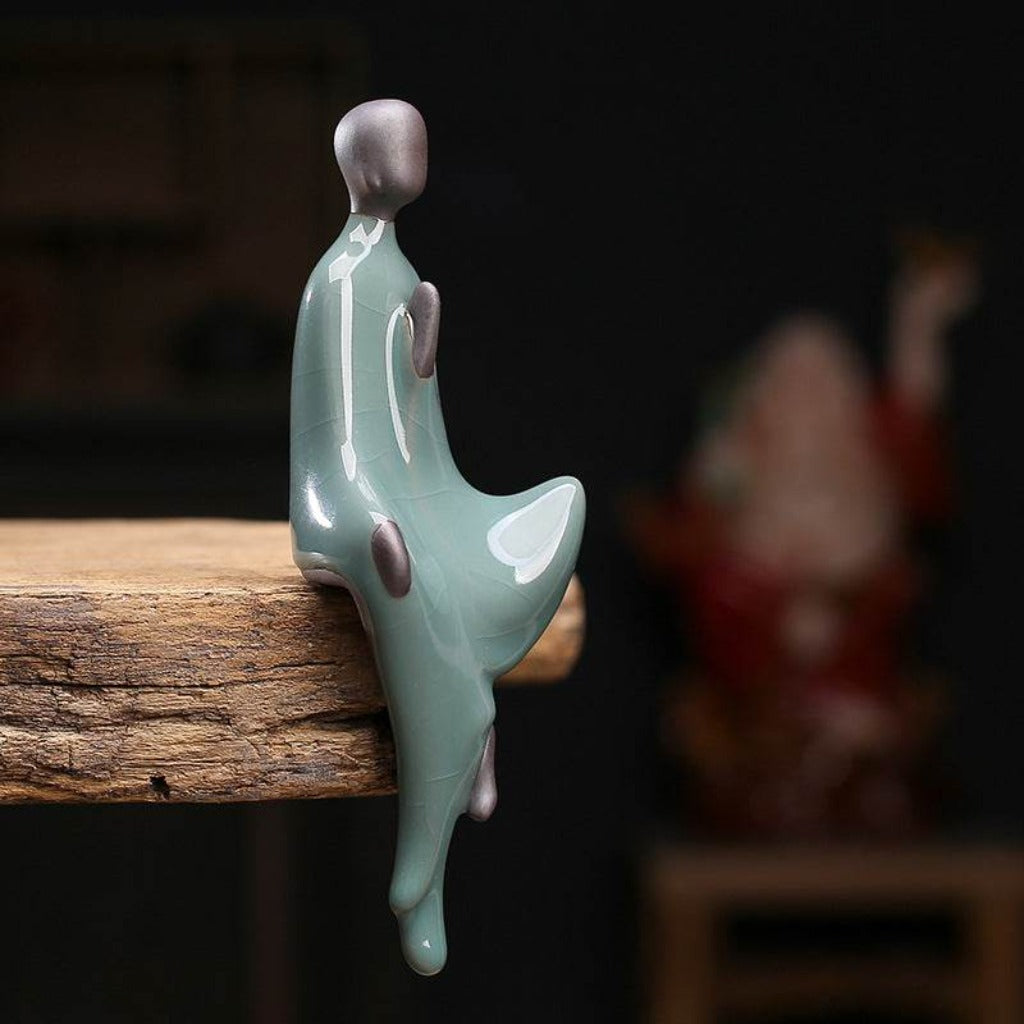 Porcelain Formless Buddha Figurine – Zen Style Mindfulness Sculpture | Zen Ara Grove