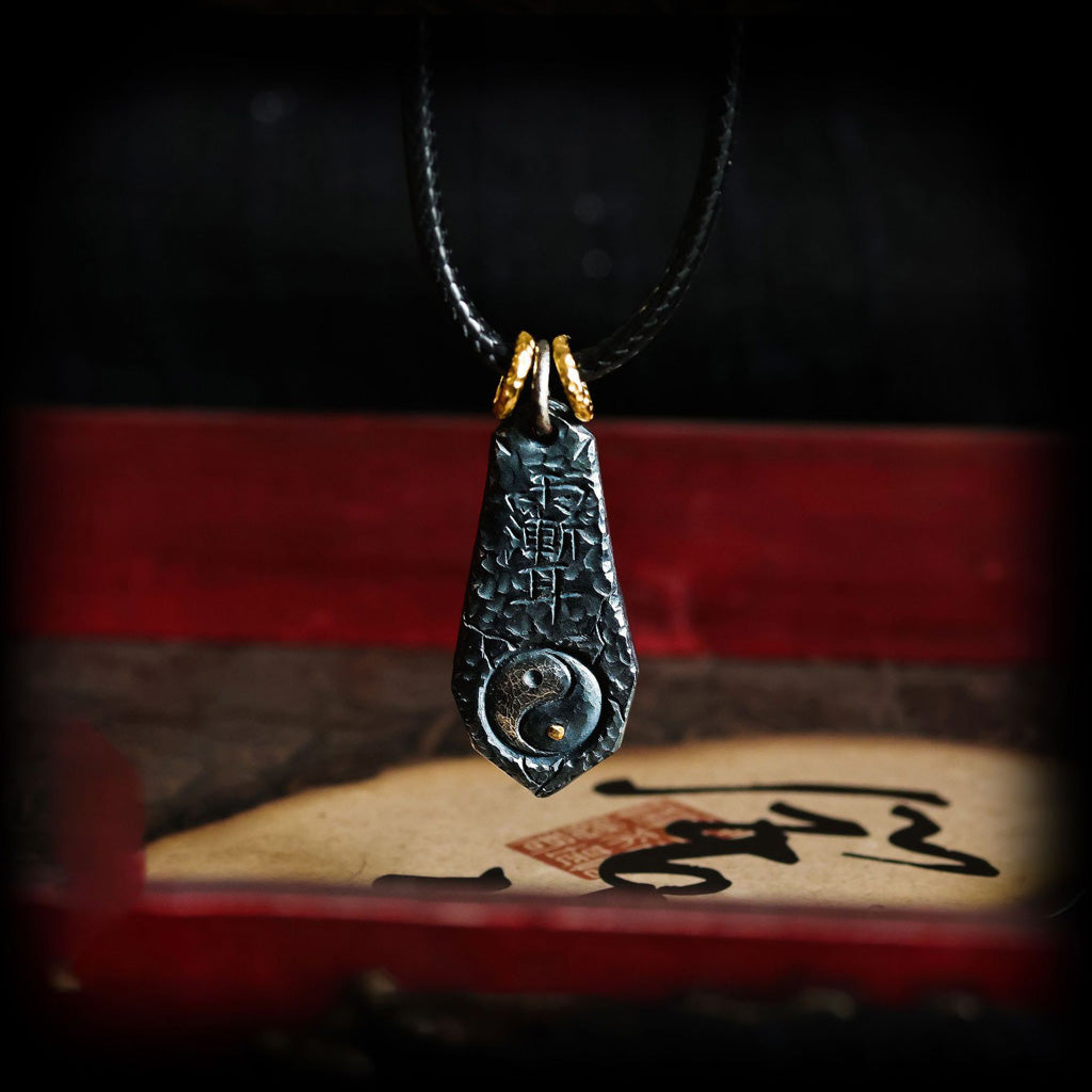 Handcrafted Copper Taiji Medallion with Big Dipper – Balance & Pure Mind | Zen Ara Grove