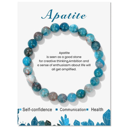 Crystal Beaded Bracelet with Elastic Cord – Handmade Design | Zen Ara Grove