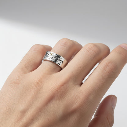 Wolf Totem Ring – Symbol of Strength and Freedom | Zen Ara Grove