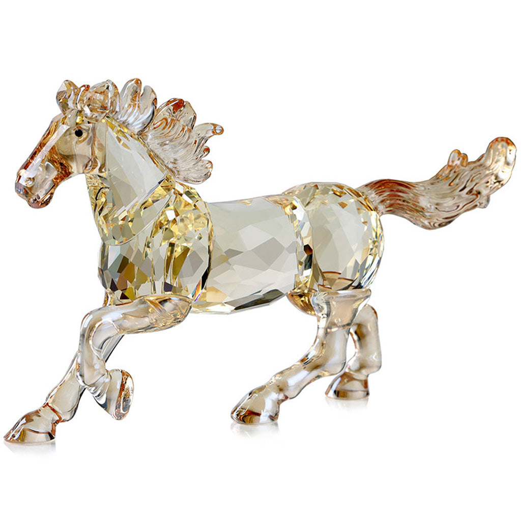 Galloping Crystal Glass Horse Figurine – A Symbol of Freedom and Power | Zen Ara Grove