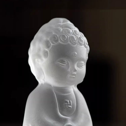 Handmade Glass Buddha Ornament – Capturing the Quiet Essence of Zen | Zen Ara Grove