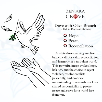 S925 Sterling Silver Peace Dove Necklace with Twin Diamonds – Symbol of Hope | Zen Ara Grove