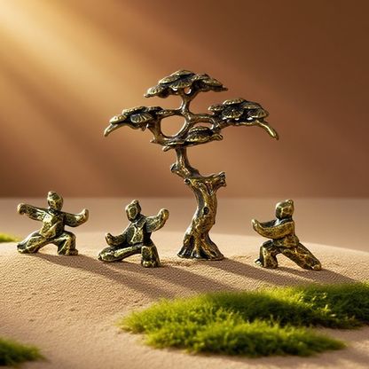 Tai Chi Miniature Figurine – Balance in Motion | Zen Ara Grove