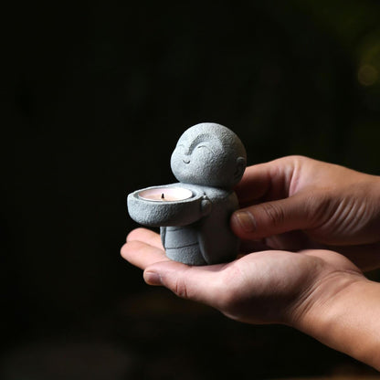 Japanese Jizo Candle Holder – Symbol of Protection | Zen Ara Grove