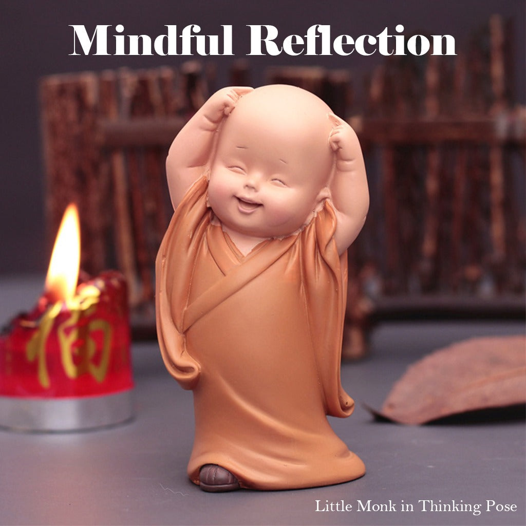 Cute Zen Monk Figurines| Zen Ara Grove