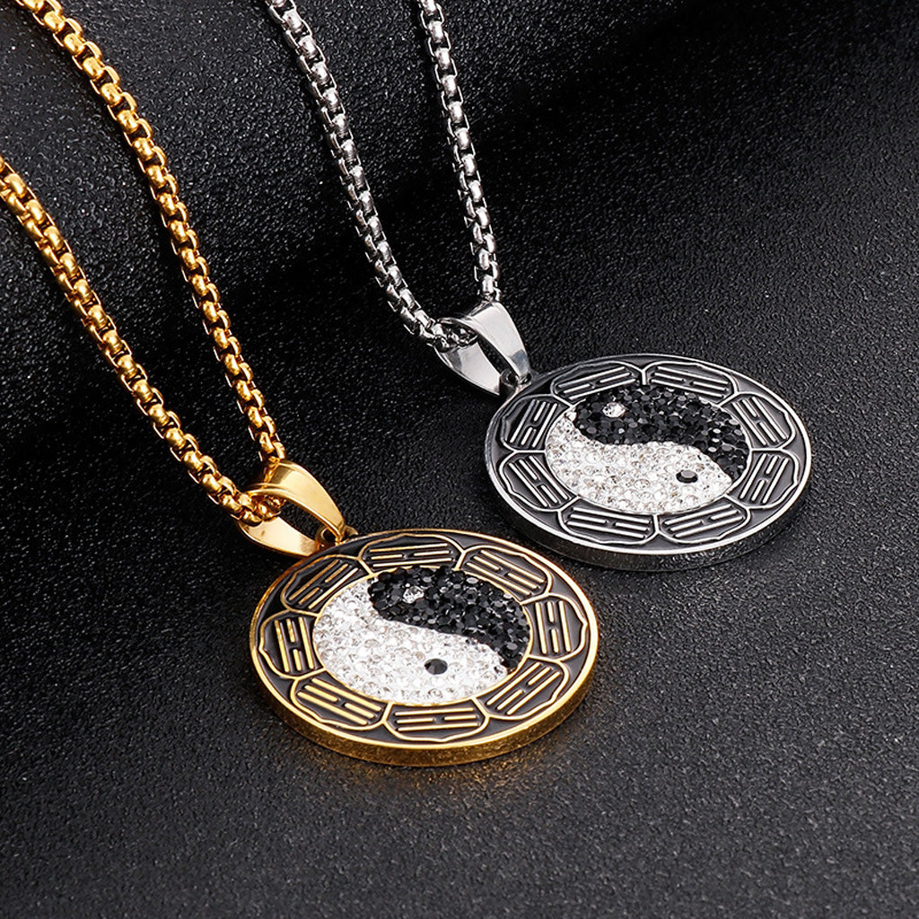 Taiji Bagua Yin-Yang Pendant Necklace – Energy & Protection | Zen Ara Grove