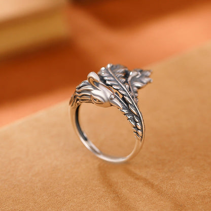 Phoenix Ring – Rebirth & Renewal Symbol | Zen Ara Grove