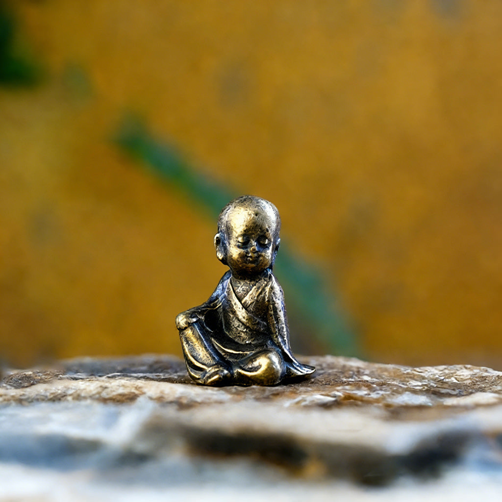 Mini Brass Figurines – Zen Series with Buddha, Bodhidharma, Guanyin, Animals & More – Symbol of Mindfulness | Zen Ara Grove