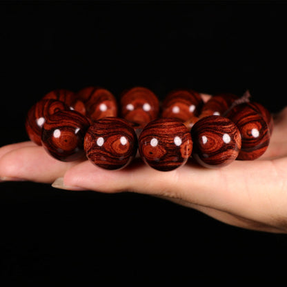 Eye-Grain Rosewood Mala Bracelet | Zen Ara Grove