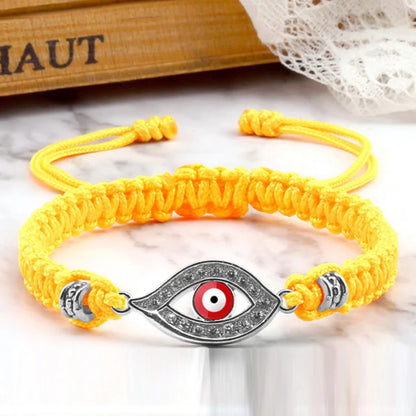 Adjustable Evil Eye Cord Bracelet – Ward Off Negativity, Invite Good Fortune | Zen Ara Grove