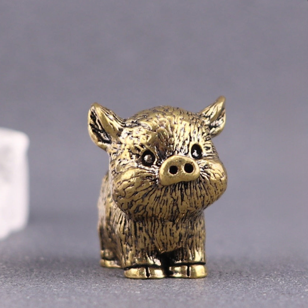 Full Set of 12 Brass Zodiac Figurines – Symbol of Luck and Protection | Zen Ara Grove