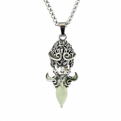 Glow-in-the-Dark Monkey King Pendant | Zen Ara Grove