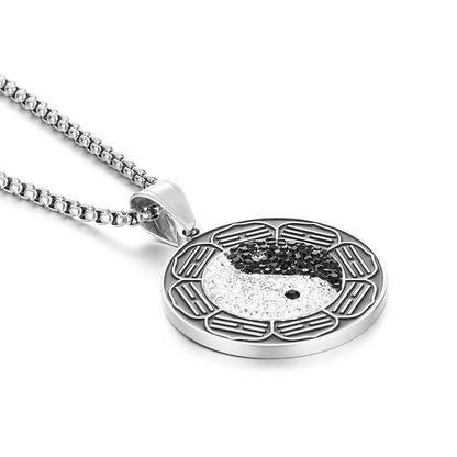 Taiji Bagua Yin-Yang Pendant Necklace – Energy & Protection | Zen Ara Grove