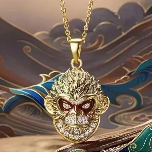 Wukong Pendant｜Unchained Spirit, Boundless Sky | Zen Ara Grove