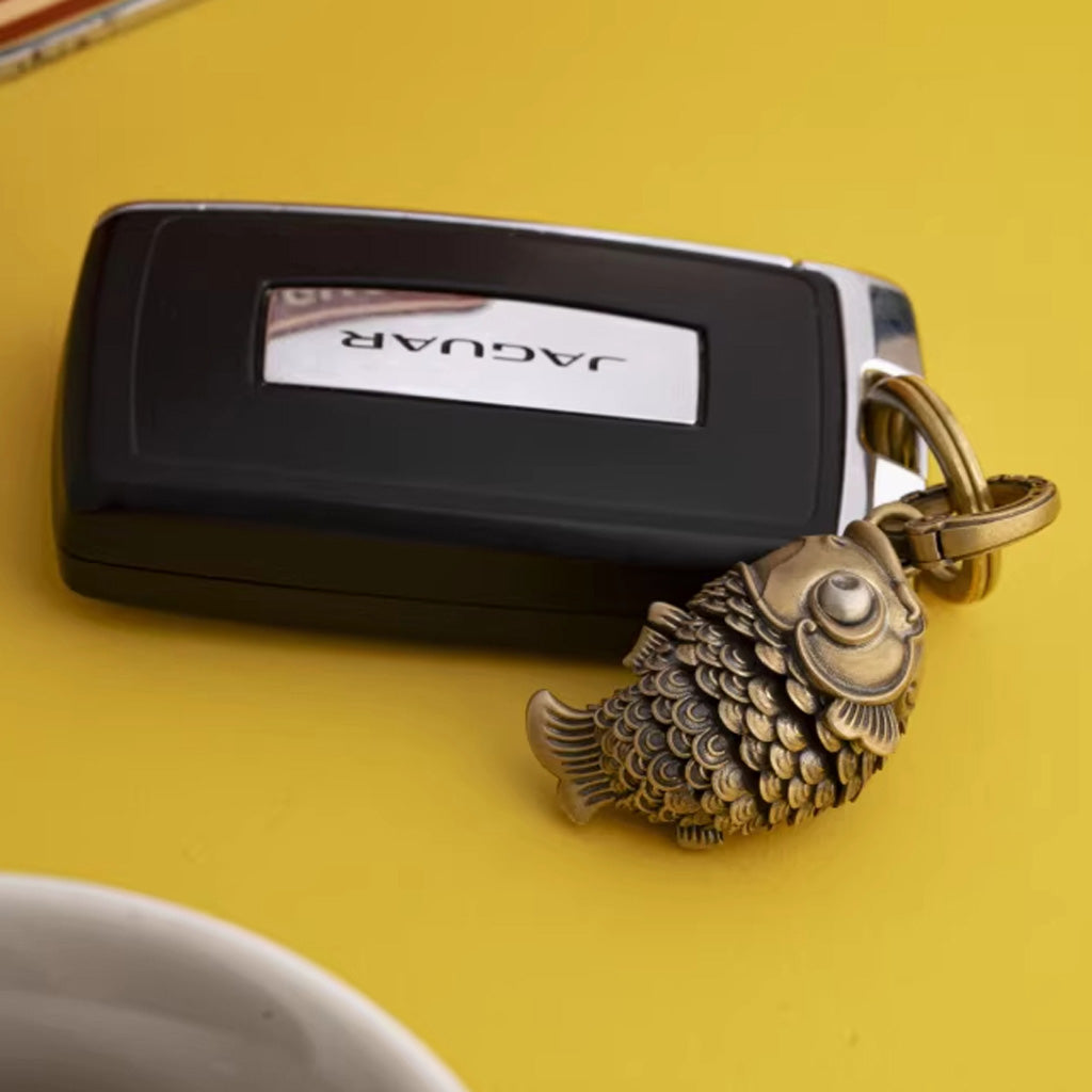 Lucky Koi Fish Pendant – Articulated Moving Tail for Stress Relief | Zen Ara Grove