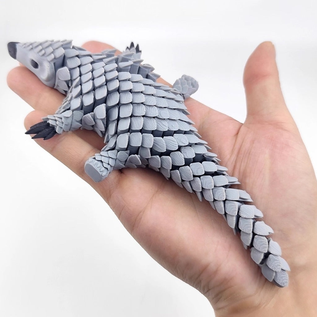 Fully Articulated Pangolin Fidget – Movable Scales, Calming Touch | Zen Ara Grove