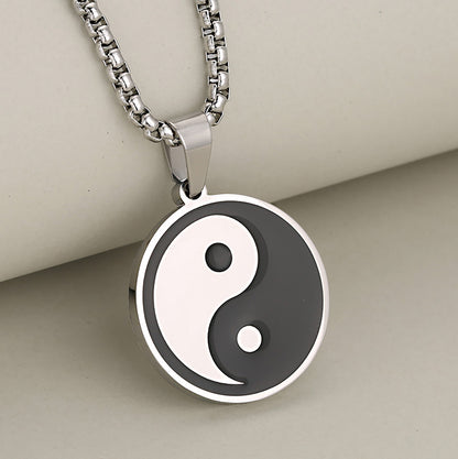 Taiji Yin-Yang Pendant Necklace – Balance & Protection | Zen Ara Grove