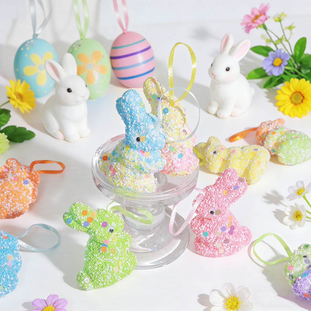 Colorful Easter Bunny Hanging Decoration – Joy & Festivity | Zen Ara Grove