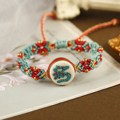 Handwoven Blessing Bracelet – Inspired by Desert Silk Road | Zen Ara Grove