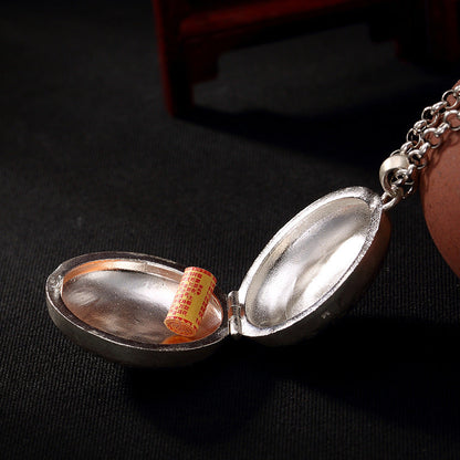 Yin Yang Hollow Amulet Pendant | Zen Ara Grove