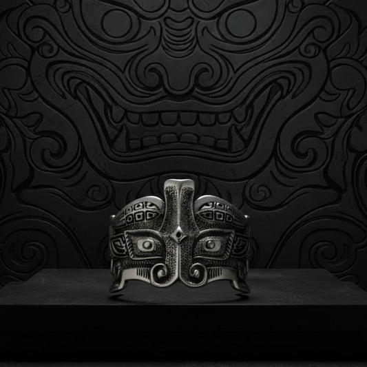 Taotie Beast Ring – Ancient Guardian of Strength | Zen Ara Grove
